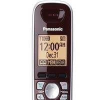Панасоник КХ-ТГ6572Р ДЕКТ 6. Безжичен Телефон Со Систем За Одговарање Со Слушалки, Црвено Вино