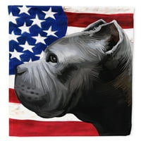 Богатства Каролина Трска Корсо Куче Американско Знаме Знаме Платно Куќа Големина