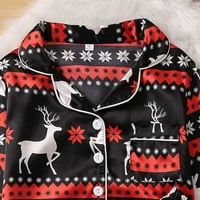 Божиќни Свилени Сатенски Пижами За Мама И Јас Снешковци Елен Дедо Мраз Празнична Салонска Облека Дводелни Божиќни Семејни Облеки