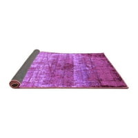 Агли Компанија Внатрешен Правоаголник Ориентални Виолетови Индустриски Килими, 8' 10'